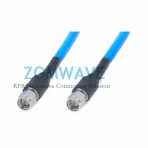 SMA Male to SMA Male,Stainless Steel Connector, Flexible .141''